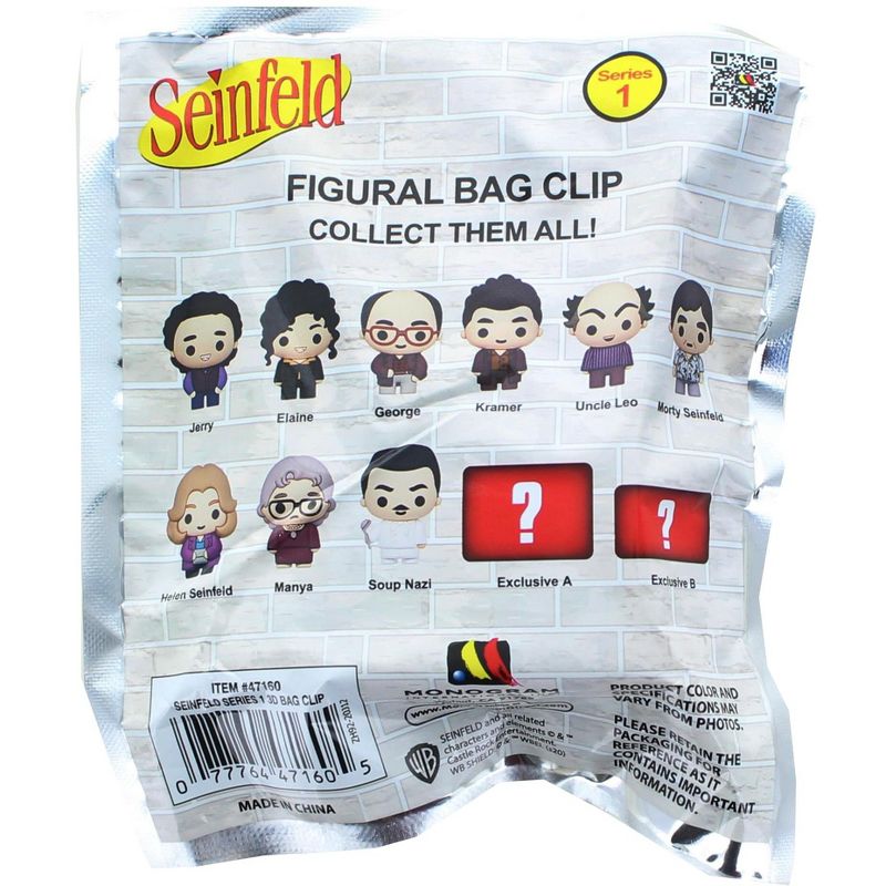Monogram International Seinfeld Series 1 3D Foam Surprise Figure Bag Clip, 3 of 4
