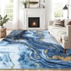 Indoor Modern Abstract Large Area Rugs for Bedroom Living Room, Washable Soft Non Slip Floor Carpet for Dining Room Office Home - 2 of 4