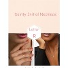 14K Gold Plated Initial Necklace, Personalized A-Z Letter Pendant, Dainty Minimalist Jewelry Gift for Women - 4 of 4