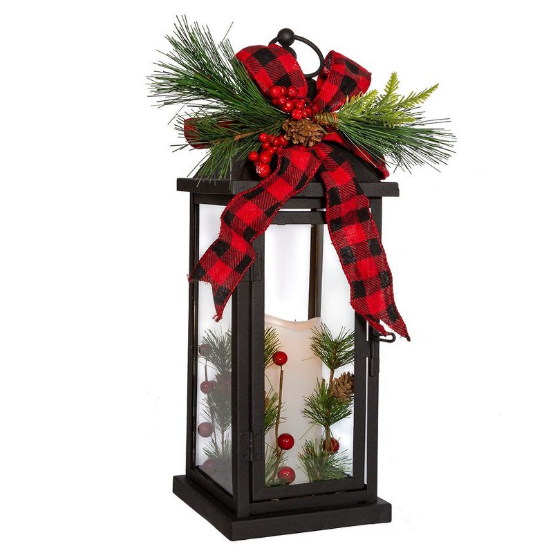 Kurt Adler 16.5-Inch Battery-Operated Decorative Lantern with Candle, 2 of 7