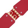 INSPIRE CHIC Women's Fashion Rhinestone Wide Elastic Thick Stretch Belts 1 Pc - 3 of 4