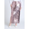 ELOQUII Women's Plus Size Sequin Column Midi Skirt - 3 of 4