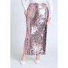 ELOQUII Women's Plus Size Sequin Column Midi Skirt - image 3 of 4