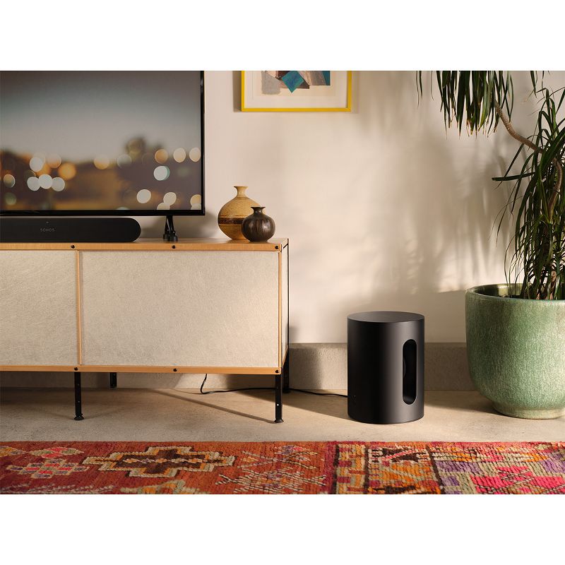 Sonos Ray Compact Soundbar and Sub Mini Wireless Sub (Black), 6 of 17