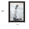 HomeRoots Lighthouse Black Framed Print Wall Art - 3 of 4