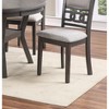 PAGED Wood Dining Chairs Set of 2 Knot Design Back Living Room Chairs with Extra Cushioned Seats for Living Room, Restaurant - 4 of 4