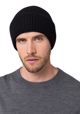 Style Republic Men's Chunky Knit Beanie - Black : Target