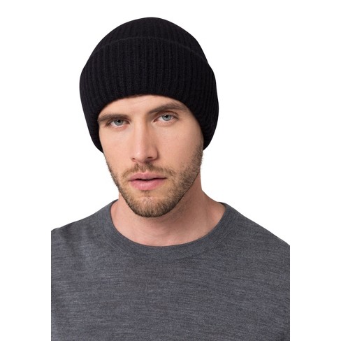 Style Republic Men's Chunky Knit Beanie - Black : Target