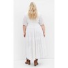 Women's Plus Size Melody Maxi Dress - ivory | CITY CHIC - 4 of 4