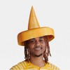 2pc Adult Mustard Halloween Costume Accessory Set - Hyde and EEK! Boutique™: Headpiece & Labels - 2 of 3