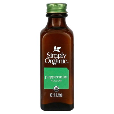 Simply Organic, Peppermint Flavor, 2 fl oz