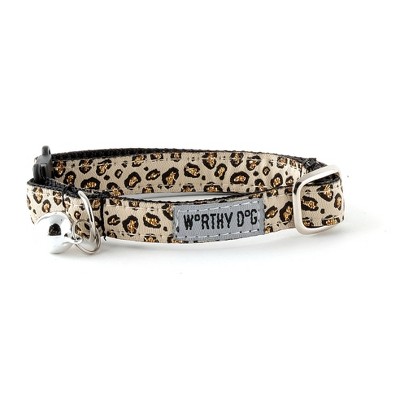 The Worthy Dog Cheetah Breakaway Adjustable Cat Collar