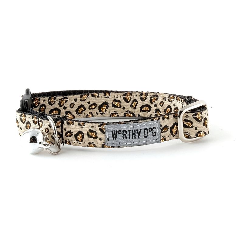 The Worthy Dog Cheetah Breakaway Adjustable Cat Collar, 1 of 2