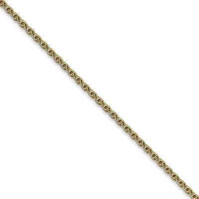 Black Bow Jewelry 1.75mm 10k Yellow Gold Parisian Wheat Chain Necklace