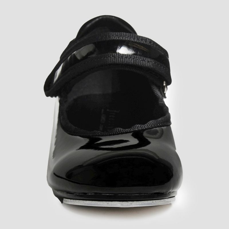 Danskin Girls' Tap Dance Shoes - Black, 3 of 8