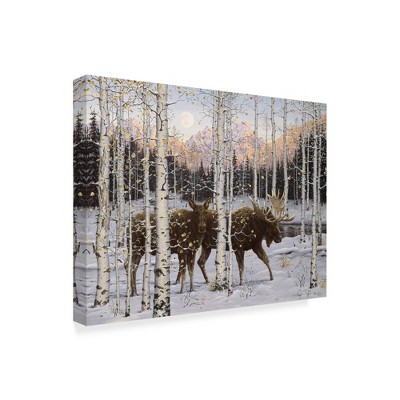 Trademark Fine Art -Jeff Tift 'Forest Twilight' Canvas Art