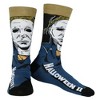 Halloween II Socks Men's Michael Myers 2-Pack Adult Horror Novelty Mid-Calf Crew Socks Multicolored - 3 of 4