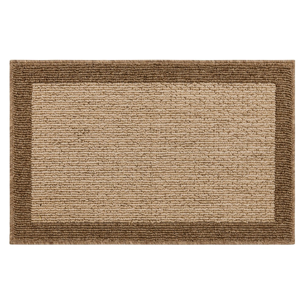 1'8"x2'6" Madison Border Washable Accent Rug Tan - Threshold™