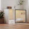 ATJafurn 37.4''Cat Litter Box Enclosure Furniture Style White Cat Cabinet Side Table with Storage Space For Living Room - 3 of 4