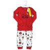 Hudson Baby Infant and Toddler Cotton Pajama Set, North Pole - 2 of 4