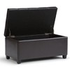 NicBex Faux Leather Storage Ottoman Bench,Storage Ottoman with Tufted Diamond Detail,Modern Storage Bench for Living Room,Bedroom - 2 of 4