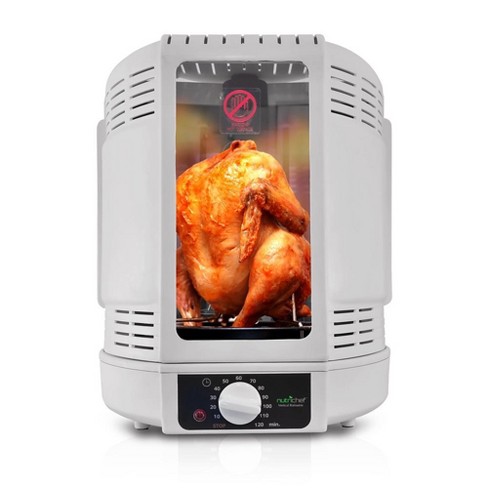 Nutrichef Vertical Rotisserie Oven Roaster White Target