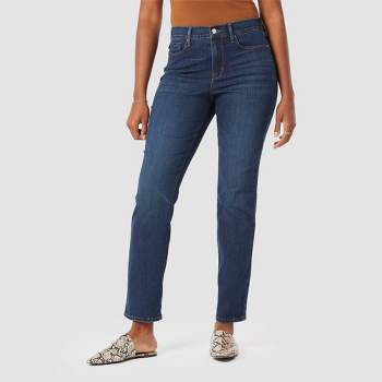 LEVI'S Womens Denizen Straight Capri Jeans US 10 Large W32 L20