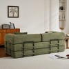 Whisen Convertible Sleeper Sofa Bed, Corduroy Folding Couch, Floor Sofa Lounge Couch with Pillow, Fixed-Shape Frame - 3 of 4