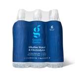 Alkaline Water - 6pk/23.7 fl oz Bottles - Good & Gather™