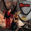 Aoibox 5pcs Halloween Creepy Cloth Black 30x72 inch Stretchy Cotton Spooky Haunted House Decoration Indoor Outdoor Party Pack - 4 of 4
