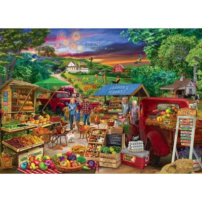 Toynk Farmer's Market Country Bumpkin 1000 Piece Jigsaw Puzzle