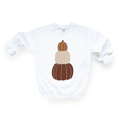Simply Sage Market Women's Graphic Sweatshirt Pumpkins Stacked