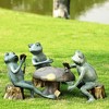 SPI Home Card Cheat Frog Garden Sculpture with Whimsical Design - 2 of 2