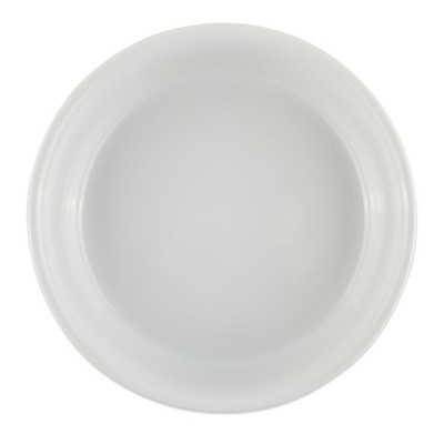 White Marble Ceramic Pet Bowls with Non-Skid Base, Set of 2
