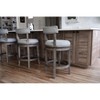 Maven Lane Alexander Swivel Fabric Counter Height Bar Stool - 3 of 4