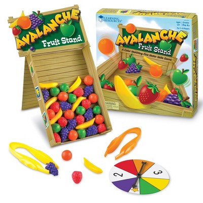 Learning Resources Avalanche Fruit Stand, Fine Motor Game