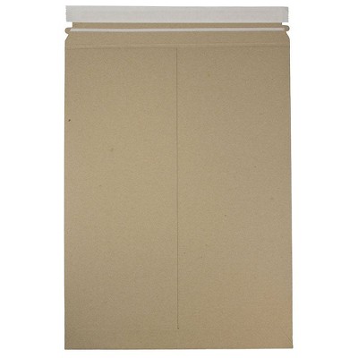 JAM Paper Stay-Flat Photo Mailer Envelopes w/Self-Adhesive Closure 13x18 BN 8866646