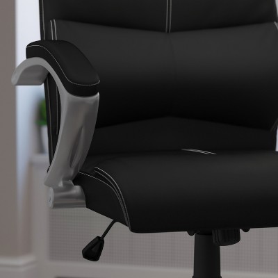 High Back Black LeatherSoft Executive Swivel Office Chair