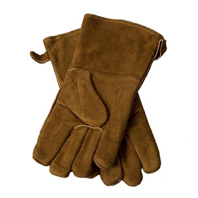 Pleasant Hearth Fireplace Gloves Brown