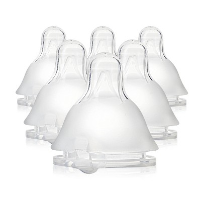 Dr. Brown's Level 3 Narrow Baby Bottle Silicone Nipple - Medium-Fast Flow -  6pk - 6m+