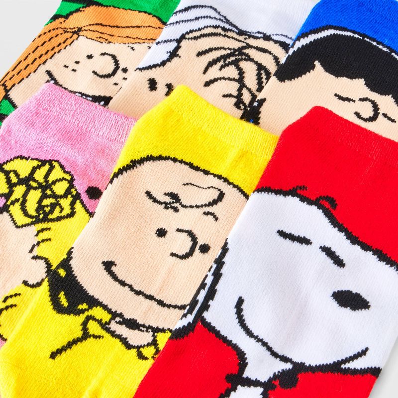 Women&#39;s Peanuts 6pk Low Cut Socks - Assorted Color 4-10, 3 of 4