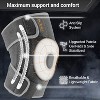 DR. BRACE ELITE Knee Brace with Side Stabilizers & Patella Gel Pads for Maximum Knee Pain Support and fast recovery for men and women - 3 of 4