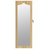 Aghana Digitals White Engineered Wood Jewelry Cabinet with Full-Length Mirror, Locking Storage & 10 - 4 of 4