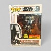 Funko POP! Star Wars Mandalorian With Dark Saber Exclusive Glow Figure #491! - 4 of 4