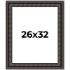 PosterPalooza | 3.5" Wide Ornate Black Picture Frame - UV Acrylic, Foam Board Backing, Hanging Hardware - 2 of 4