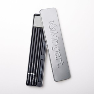 KINGART Sketch & Draw Tin Set, 8 pc - 1 of 4