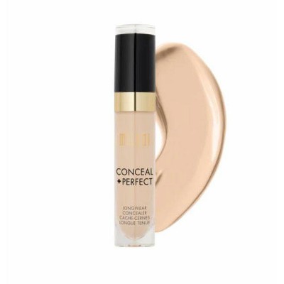 Milani Conceal + Perfect Longwear, Vegan, Cruelty-Free Liquid Concealer - 115 Light Nude - 0.17 fl oz