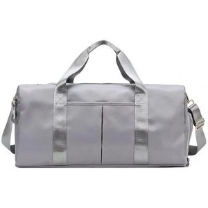 MaseiKar Small Size Gym Bag for Women and Men, Workout Bag for Sports and Weekend Getaway, Waterproof Travel Duffel Bag with Wet Clothes Compartments - 1 of 4