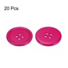 Unique Bargains Sewing Resin Round Flat 4-Hole Replacement Craft Buttons 20 Pcs - 3 of 4