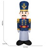Gemmy Christmas Inflatable Toy Soldier, 4 ft Tall, Multi - 3 of 4